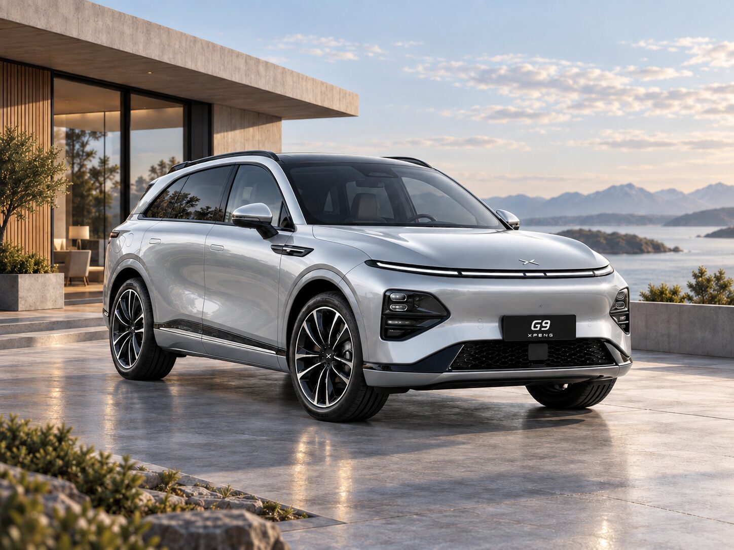 XPENG G9 i Silver Frost